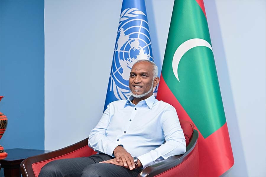 ރައީސްގެ ހަމްދަރުދީގެ މެސެޖެއް ކޮރެއާއަށް