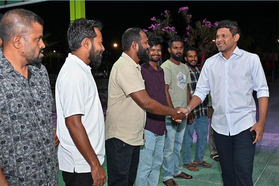 ކުޅުދުއްފުށީ ދަތުރަށްފަހު ނާއިބު ރައީސް މާލެ ވަޑައިގެންފި