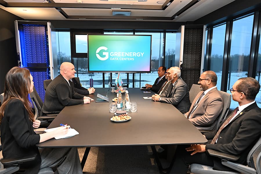 ރައީސް ގްރީނަރޖީ ޑޭޓާ ސެންޓަރސްއަށް ޒިޔާރަތް ކުރައްވައިފި