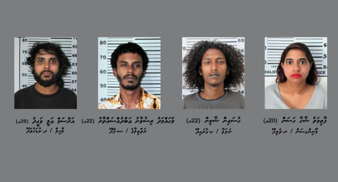 ހަނިމާދުއަށް މަސްތުވާތަކެތި އެތެރެކުރަން އުޅުނު ހަތަރުމީހަކު އަތުލައިގެންފި