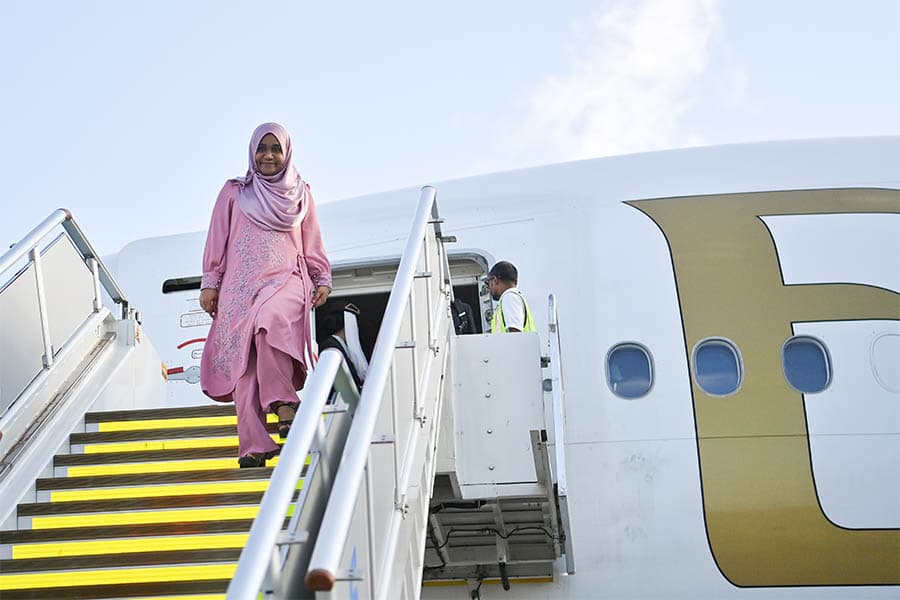 މެޑަމް ސާޖިދާ ރާއްޖެ ވަޑައިގެންފި