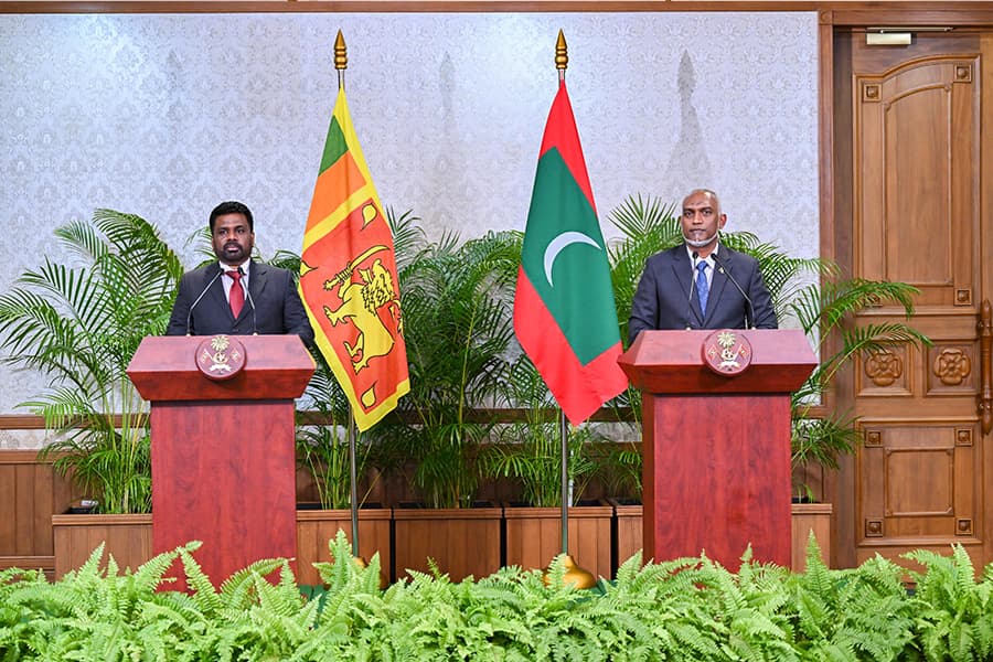 ދެ ރައީސުން ގުޅިފައިވާ ބަޔާނެއް ދެއްވައިފި