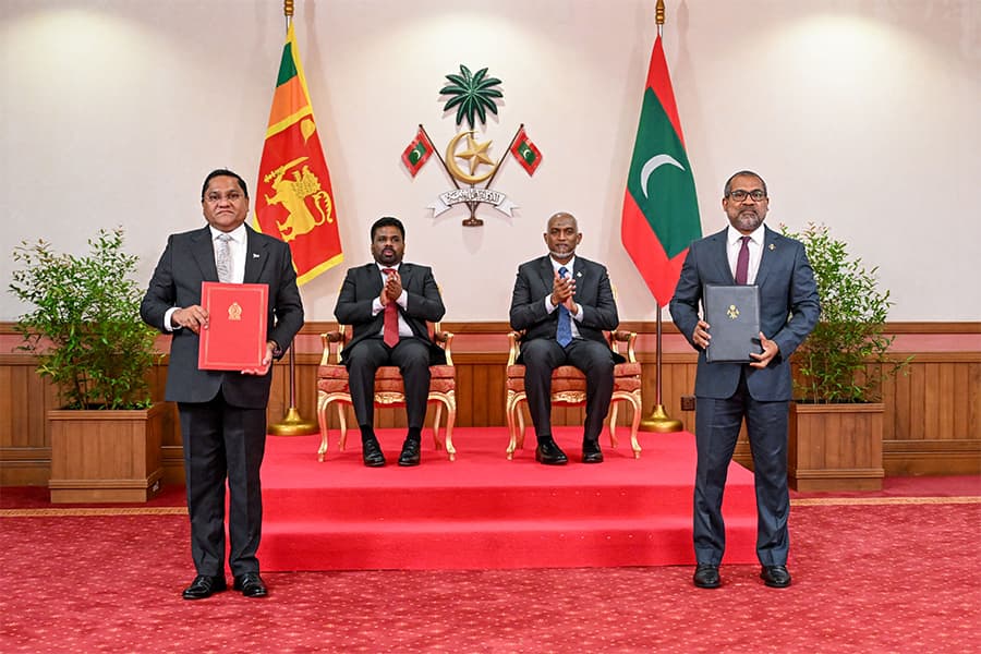 ދިވެހިރާއްޖެއާއި ސްރީލަންކާއިން މުއާހަދާއެއްގައި ސޮއިކުރައްވައިފި