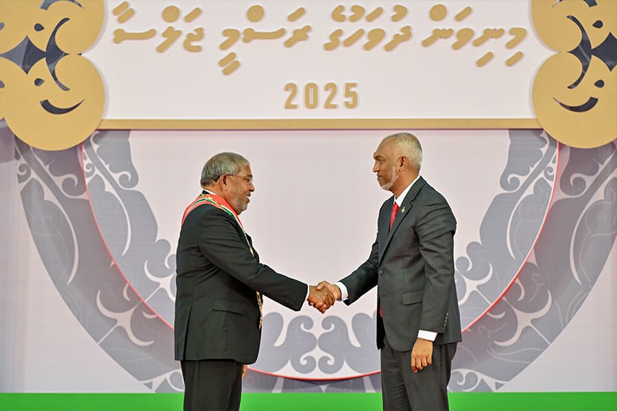 ގާސިމް އިބާރާހީމަށް އިއްޒަތް އަރުވައިފި