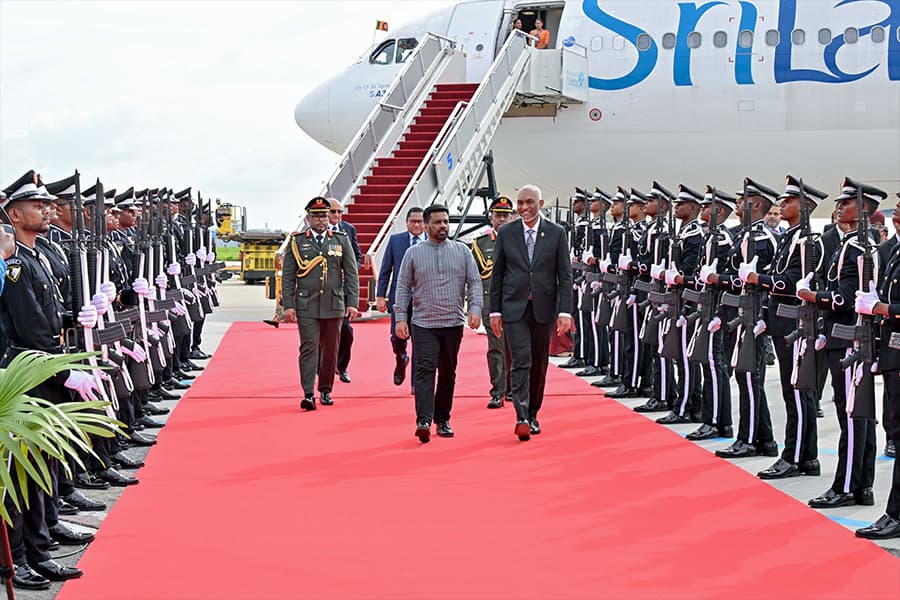 ސްރީލަންކާގެ ރައީސް ރާއްޖެ ވަޑައިގެންފި