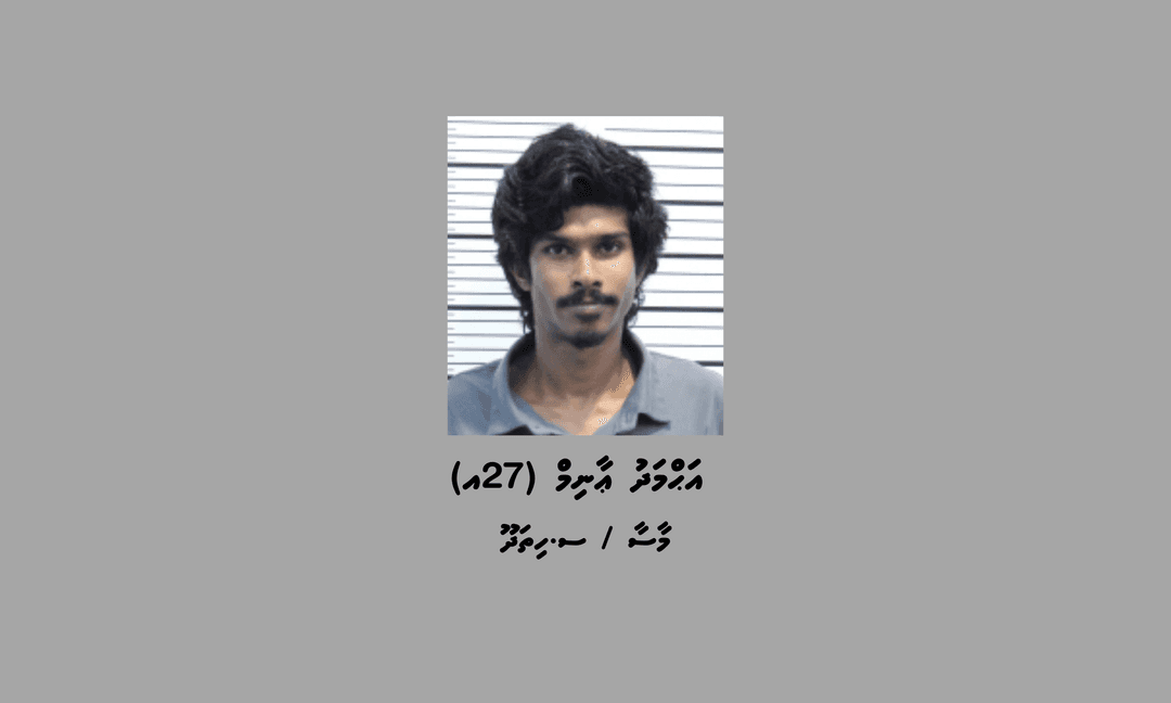 މަސްތުވާތަކެއްޗާއި، ފައިސާއާ އެކު މީހަކު ހައްޔަރުކޮށްފި