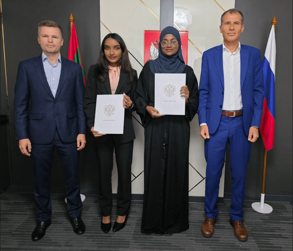 ރަޝިޔާ ސަރުކާރުގެ ސްކޯލަރޝިޕް ހަވާލުކޮށްފި