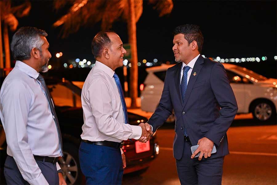 ނާއިބު ރައީސް ޙުސައިން މުޙައްމަދު ލަތީފް ދޯހާއަށް ފުރާވަޑައިގެންފި
