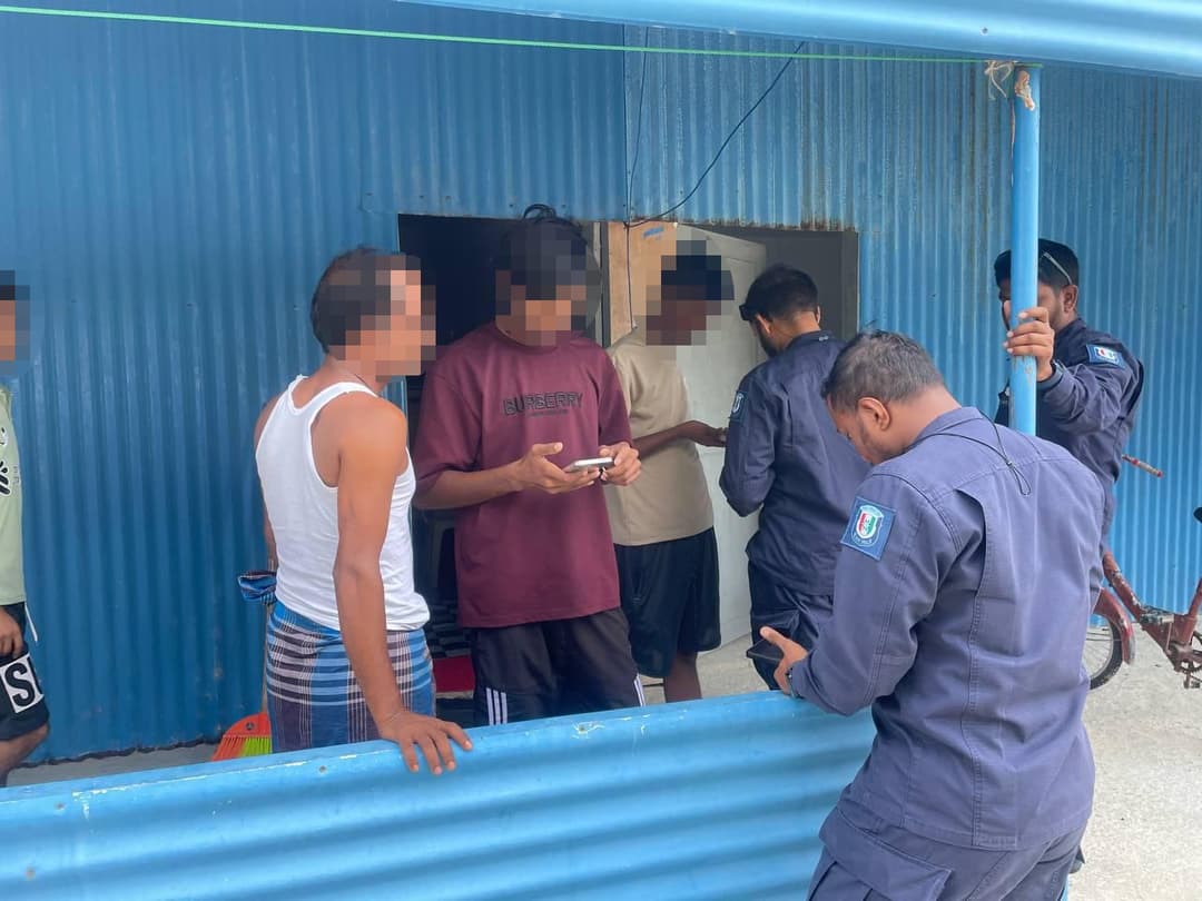 ގަވާއިދާ ޚިލާފަށް އަލިފުށީގައި އުޅޭ ބިދޭސީން ހޯދަނީ