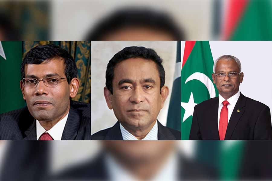 ނޫސްވެރީންގެ ދިފާއުގައި ތިން ރައީސުން  އެއްގަލަކަށް