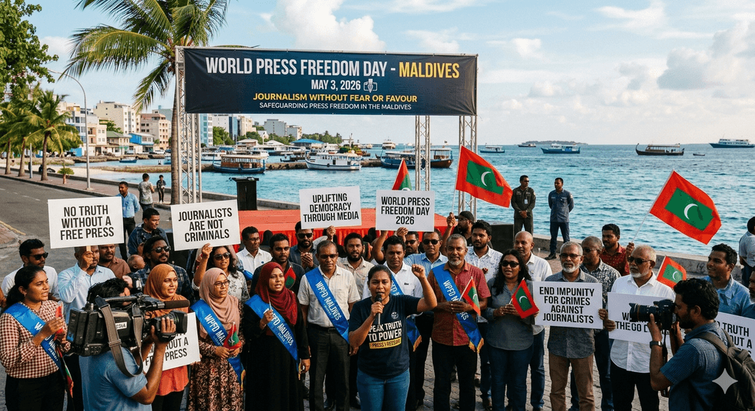 ނޫސްވެރިކަމުގެ މިނިވަންކަމުގެ ދުވަސް ފާހަގަކުރަނީ ގޮންޖެހުންތަކާއެކު