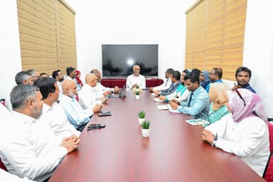 އުކުޅަހު ތަރައްގީއާ ބެހޭގޮތުން ރައީސް މަޝްވަރާ ކުރައްވައިފި