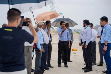 މާލޭ ވިޔަފާރި ބަނދަރު ތިލަފުށްޓަށް ބަދަލުކުރުމުގެ މަސައްކަތް މިނިސްޓަރ ސަޢީދު ބައްލަވާލައްވައިފި