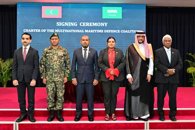 ސަޢުދީގެ ޑިފެންސް ކޯލިޝަނުގައި ރާއްޖެއިން ބައިވެރިވެއްޖެ
