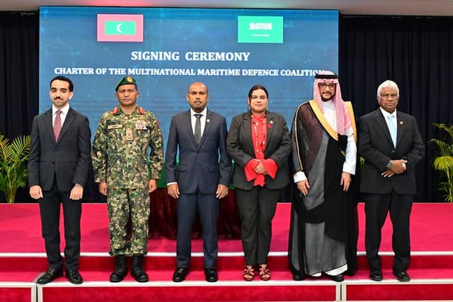 ސަޢުދީގެ ޑިފެންސް ކޯލިޝަނުގައި ރާއްޖެއިން ބައިވެރިވެއްޖެ
