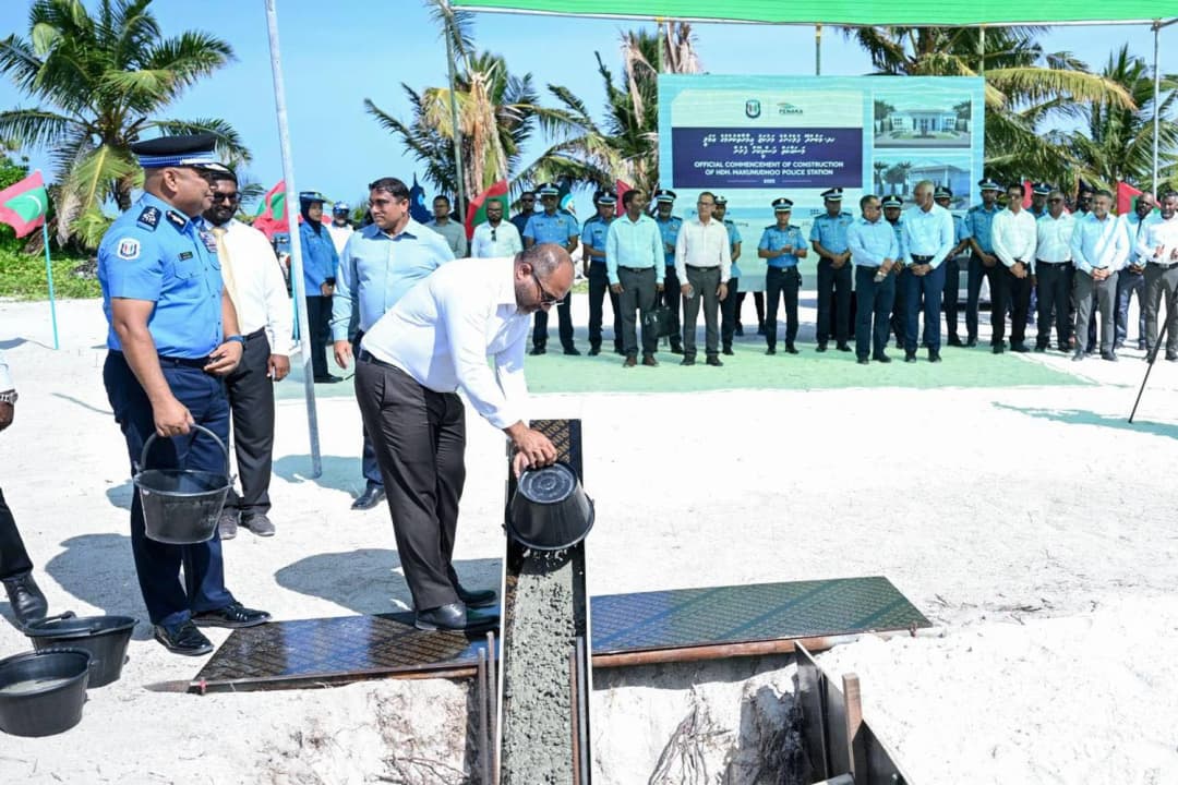 މަކުނުދޫގައި ފުލުހުންގެ މަރުކަޒެއް އެޅުމުގެ މަސައްކަތް ފަށައިފި