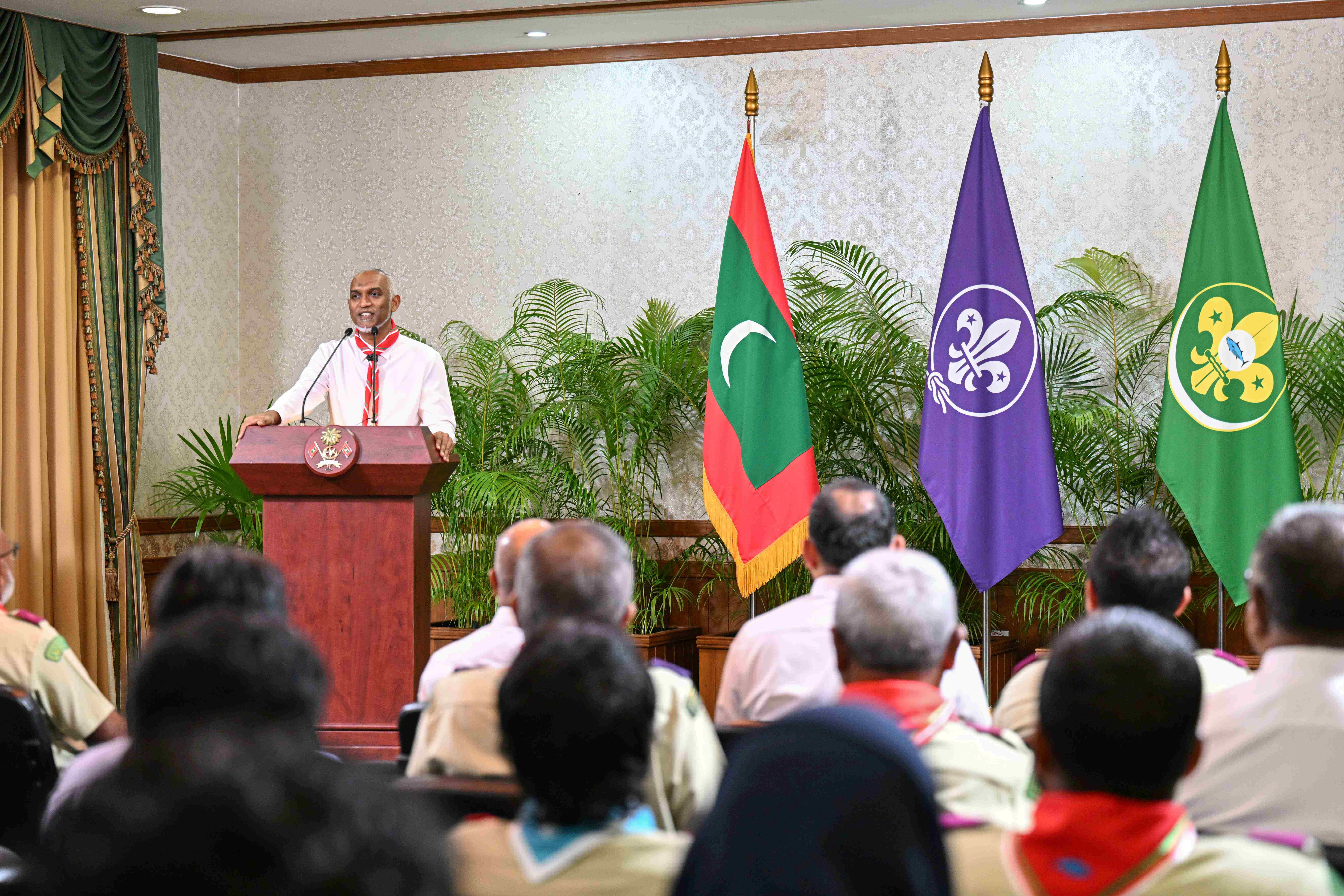 ސްކައުޓަށް ބޭނުންވާ ކަންކަމުގައި ގޮތްތަކެއް ހޯދަައިދޭނަން: ރައީސް