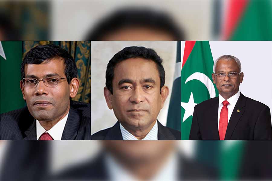 ނޫސްވެރީންގެ ދިފާއުގައި ތިން ރައީސުން  އެއްގަލަކަށް